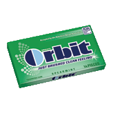 Orbit Chewing Gum Spearmint Sugar Free Left Picture